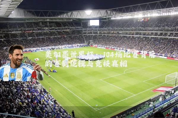 美加墨世界杯:104场比赛背后的赛制逻辑与竞技真相